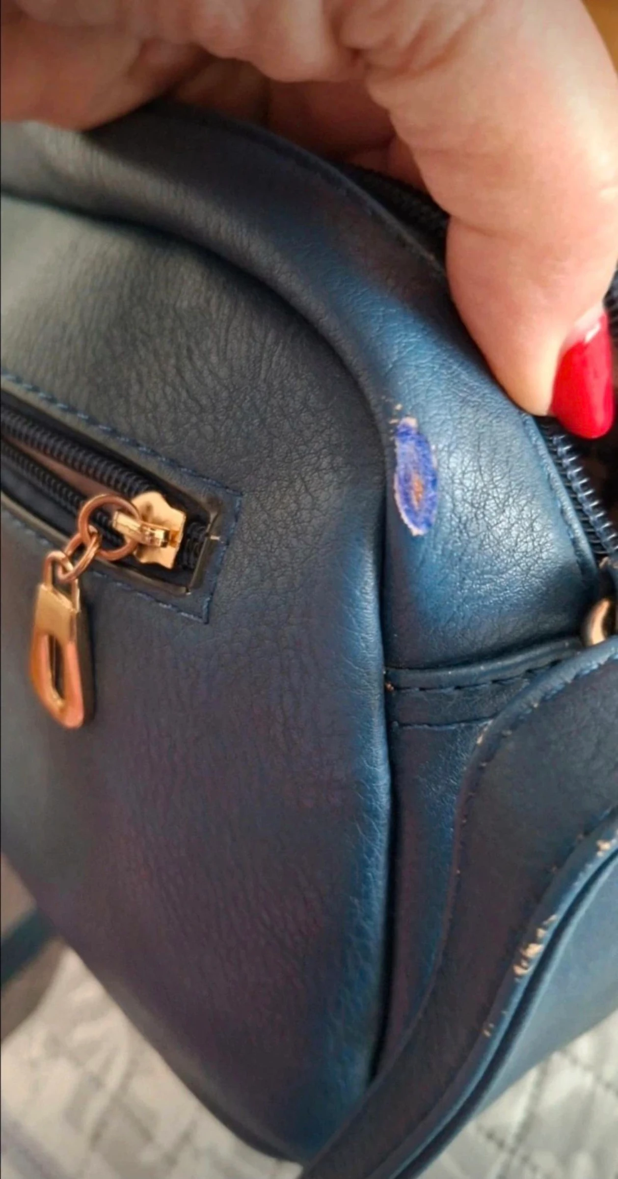 Bolso bandolera de mujer, color azul – photo 10